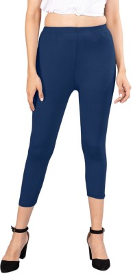 INDIAN FLOWER Women Blue Capri