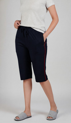 FEEL TRACK Women Dark Blue Capri