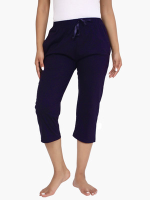 COUNTRY YARD Women Dark Blue Capri
