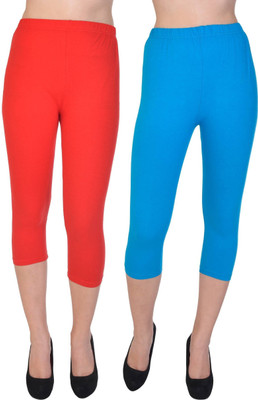 UNFLD Women Red, Blue Capri
