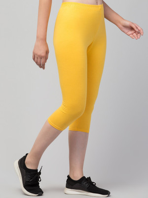 Aattirezone Women Yellow Capri