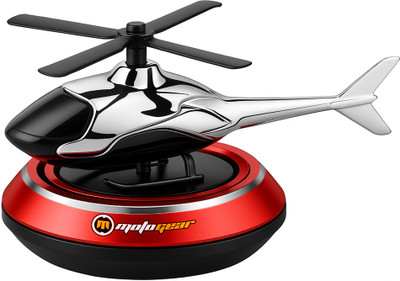 MOTOGEAR Car Dashboard Helicopter Solar Car Perfume |Diffuser |Dispenser |Red]] Air Purifier(Pack of 1)