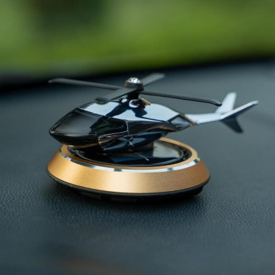 PRICHI Helicopter Solar Car Air Freshener Aromatherapy Car Interior Decoration Helicopter Solar Car Air Freshener Aromatherapy Car Decoration Perfume Diffuser Air Purifier(Pack of 1)