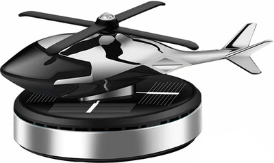 Vichaxan Solar Powered Diffuser Car Air Freshener Helicopter Car Air Freshener Helicopter Solar Energy Rotating | Air Purifier(Pack of 1)
