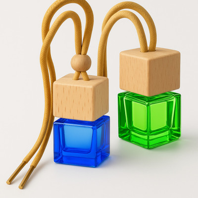 buybuddy Car Air Fresheners Hanging Pod Car Perfume 8 ml Lemongrass Fragrance And Fresh Breeze Air Purifier(Pack of 2)
