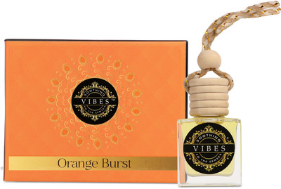 RODIQ Orange Car Perfume Hanging Pod 10ML Refill Long Lasting Freshener Air Purifier Car Air Freshener Long Lasting Air Purifier(Pack of 1)