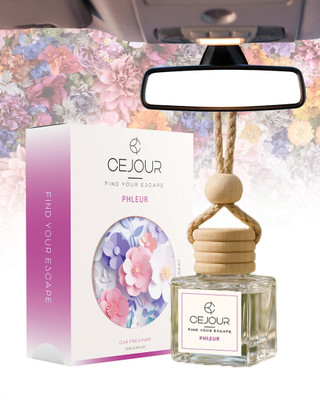 Cejour PHLEUR Floral Car Perfume Diffuser – 10 ml | Hanging Car Perfume PHLEUR Floral Car Perfume Diffuser – 10 ml | Hanging Car Perfume Air Purifier Air Purifier(Pack of 1)