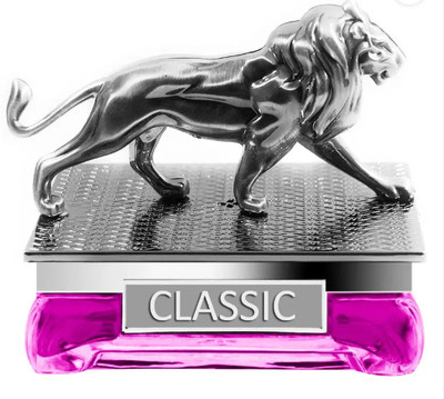 mahalraj Mount Wolf Long Lasting Air Freshenr Perfume Diffuser Car Dashboard Home Office Diffuser Set Silver Lion Car Perfume (65 ml) Air Purifier(Pack of 1)