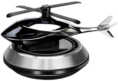 mwr Solar Helicopter Car Perfume – Silver | Musk Fragrance | Stylish Car Air Freshener Air Purifier(Pack of 1)