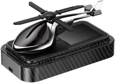 BlackEel Solar Rotating Helicopter Air Freshener For Car | Unique Dashboard Air Freshener With Aromatic & Organic Fragrance Air Purifier(Pack of 1)