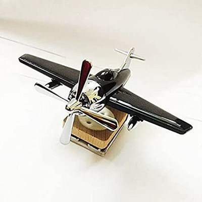 JAINSON MARTIN SILVER AEROPLANE GLIDER SOLAR SILVER GLIDER Air Purifier (Pack of 1) Car Essential Oil Diffuser Solar Airplane Car Diffuser Wooden Base Fragrance Air Purifier(Pack of 1)
