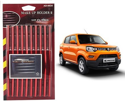 After cars Air Vent Moulding Trim Strip Red Compatible with Maruti Suzuki S Presso Car Air Vent Trim(Pack of 10)