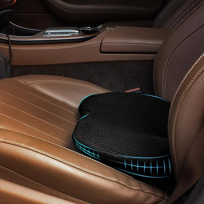 STHIRA Memory Foam Car Cushion Lumbar Support Accessory Car Armrest Pad Cushion