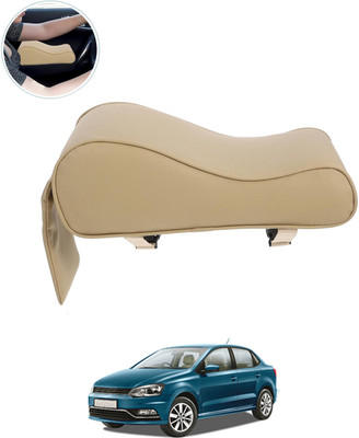 CCMM Universal Beige Arm Pain Releif Armrest/Handrest With Phone Holder For Car-21 Car Armrest Cover