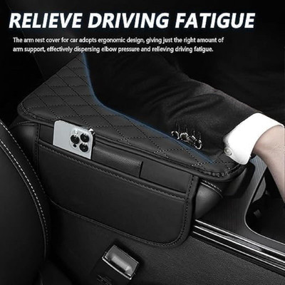 MLSALES Universal Upgraded Car Console Armrest Pad Cushion Car Armrest Pad Cushion Car Armrest Pad Cushion