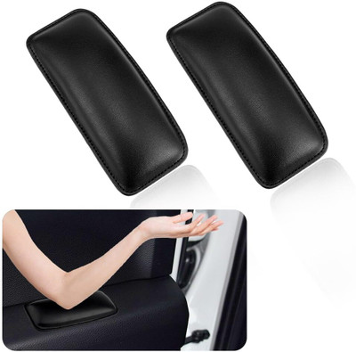 PRANSHI ENTERPRISE CKP-2PC-BLACK Car Armrest Pad Cushion