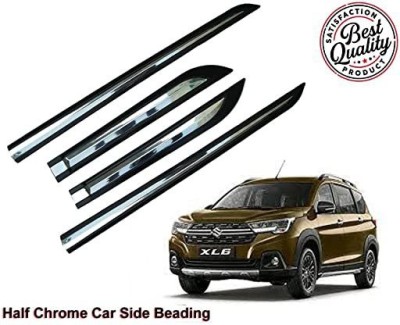 Bubu Half chrome door side line beading for Maruti-XL6 car (set of 4) Car Beading Roll For Door(5 m)