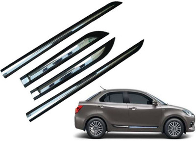 CARSHADE Half Chrome Car Door Side Beading Moulding Compatible with Dzire All model Car Beading Roll For Door(5 m)