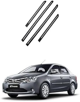 CARSHADE Side Beading Moulding Compatible For Toyota Etios Set of 4 Car Beading Roll For Door(5 m)
