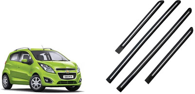 TECHMOZ CHEVROLET BEAT DOOR SIDE BEADING CHROME LINE SET OF 4 Car Beading Roll For Door(5 m)