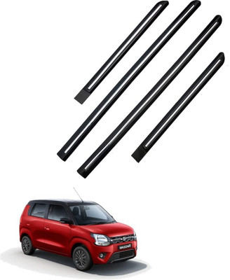 TECHMOZ MARUTI WAGONR 2019-2022 DOOR SIDE BEADING CHROME LINE SET OF 4 Car Beading Roll For Door(5 m)