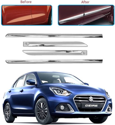 CARXTREME Swift Dzire Beading ABS Chrome (All Year) Car Beading Roll For Door(5 m)