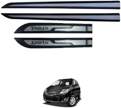 Suprozo Car door sports side beading moulding plastic 4pc set for Chevrolet Spark T2 Car Beading Roll For Door(5 m)