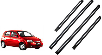 TECHMOZ CHEVROLET AVEO U-VA DOOR SIDE BEADING CHROME LINE SET OF 4 Car Beading Roll For Door(5 m)