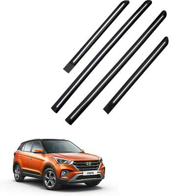 TECHMOZ HYUNDAI CRETA 2015-2020 DOOR SIDE BEADING CHROME LINE SET OF 4 Car Beading Roll For Door(5 m)