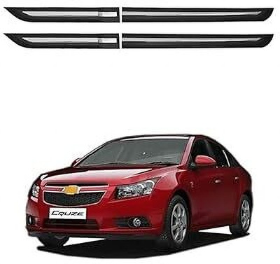 CARSHADE Half Chrome Side Beading Side Cladding Protector For Chevrolet Cruze Set of 4 Car Beading Roll For Door(5 m)
