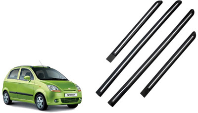 TECHMOZ CHEVROLET SPARK DOOR SIDE BEADING CHROME LINE SET OF 4 Car Beading Roll For Door(5 m)