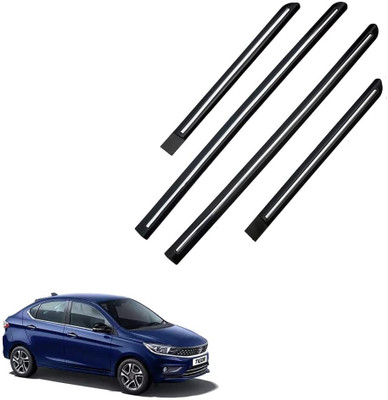 TECHMOZ TATA TIGOR DOOR SIDE BEADING CHROME LINE SET OF 4 Car Beading Roll For Door(5 m)