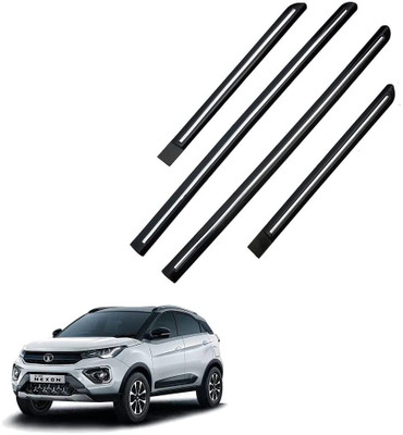TECHMOZ TATA NEXON DOOR SIDE BEADING CHROME LINE SET OF 4 Car Beading Roll For Door(5 m)
