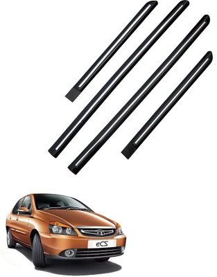 TECHMOZ TATA INDIGO DOOR SIDE BEADING CHROME LINE SET OF 4 Car Beading Roll For Door(5 m)