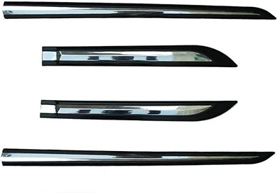 CARSHADE Half Chrome Car Door Side Beading Moulding For zen estilo model Car Beading Roll For Door(5 m)