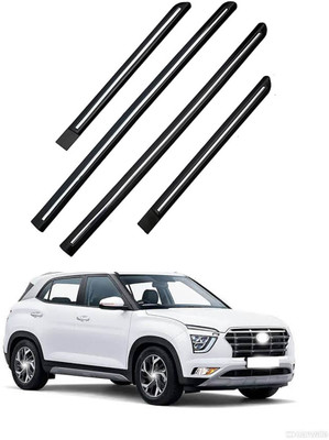 SHOPONE Trading Rubber Car Door Guard(Black, Pack of 4, Hyundai, Creta)
