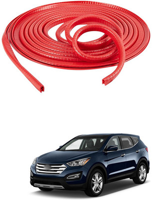 PROEDITION Plastic, Rubber Car Bumper Guard(Red, Pack of 1, Hyundai, Universal For Car)