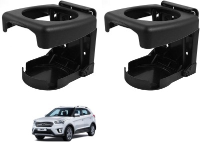 AuTO ADDiCT Car Foldable Black Drink Holder Cup Holder For HYUNDAI OLD CRETA Car Bottle Holder(Plastic)