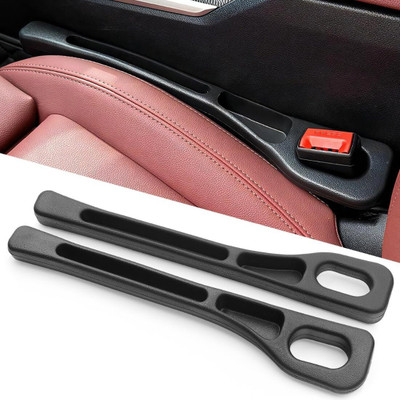 Beamerzz Car Seat Gap Filler 2 Pcs Trunk Organizer (Black) Car Side Seat Catcher(1 L)