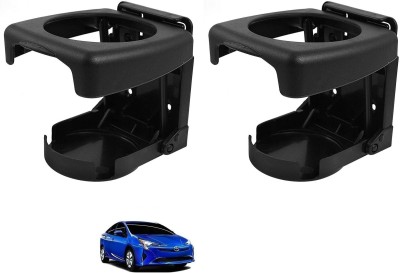 AuTO ADDiCT Car Foldable Black Drink Holder Cup Holder For TOYOTA PRIUS Car Bottle Holder(Plastic)