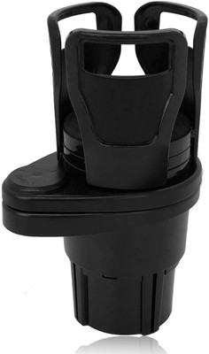 Wonder World Multifunctional Car Cup Holder Expander Adapter with Adjustable Base Car Bottle Holder(Plastic)