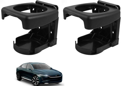 AuTO ADDiCT Car Foldable Black Drink Holder Cup Holder For TATA EVISION Car Bottle Holder(Plastic)