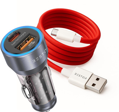 Bestor 145 W Qualcomm 3.0 Turbo Car Charger(Black)