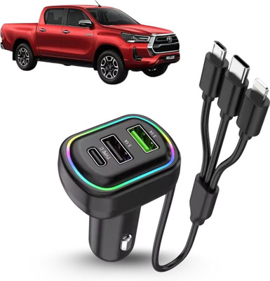Chaebol 48 W Qualcomm 3.0 Turbo Car Charger(Black, With USB Cable)