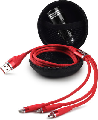 CIHROX 61.2 W Qualcomm 3.0 Turbo Car Charger(Black, With USB Cable)