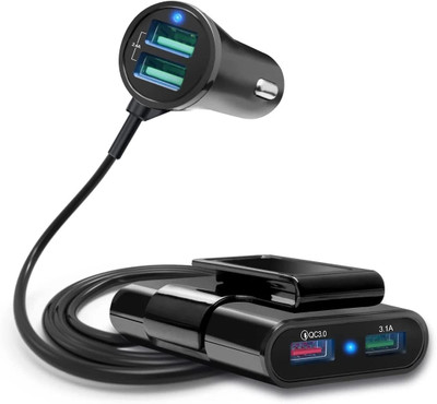 X88 Pro 40.8 W Qualcomm 3.0 Turbo Car Charger(Black)