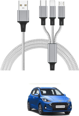 AuTO ADDiCT 17 W Turbo Car Charger(White, With USB Cable)