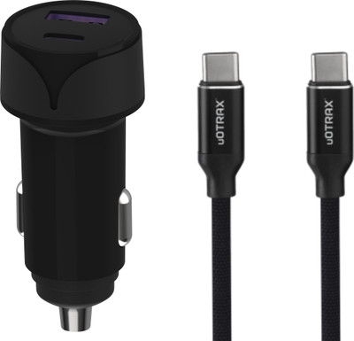 UTRAX 33 W Qualcomm 3.0 Turbo Car Charger(Black)