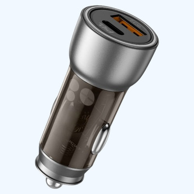 evaaenterprises 65 W Qualcomm 3.0 Turbo Car Charger(Black)