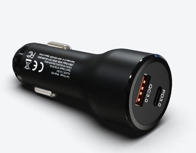 Gadget Zone 6 Amp Turbo Car Charger(Black)